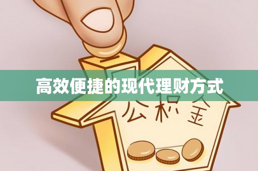 万宁高效便捷的现代理财方式