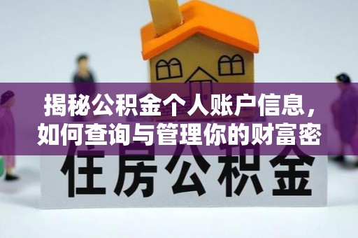 万宁揭秘公积金个人账户信息，如何查询与管理你的财富密码